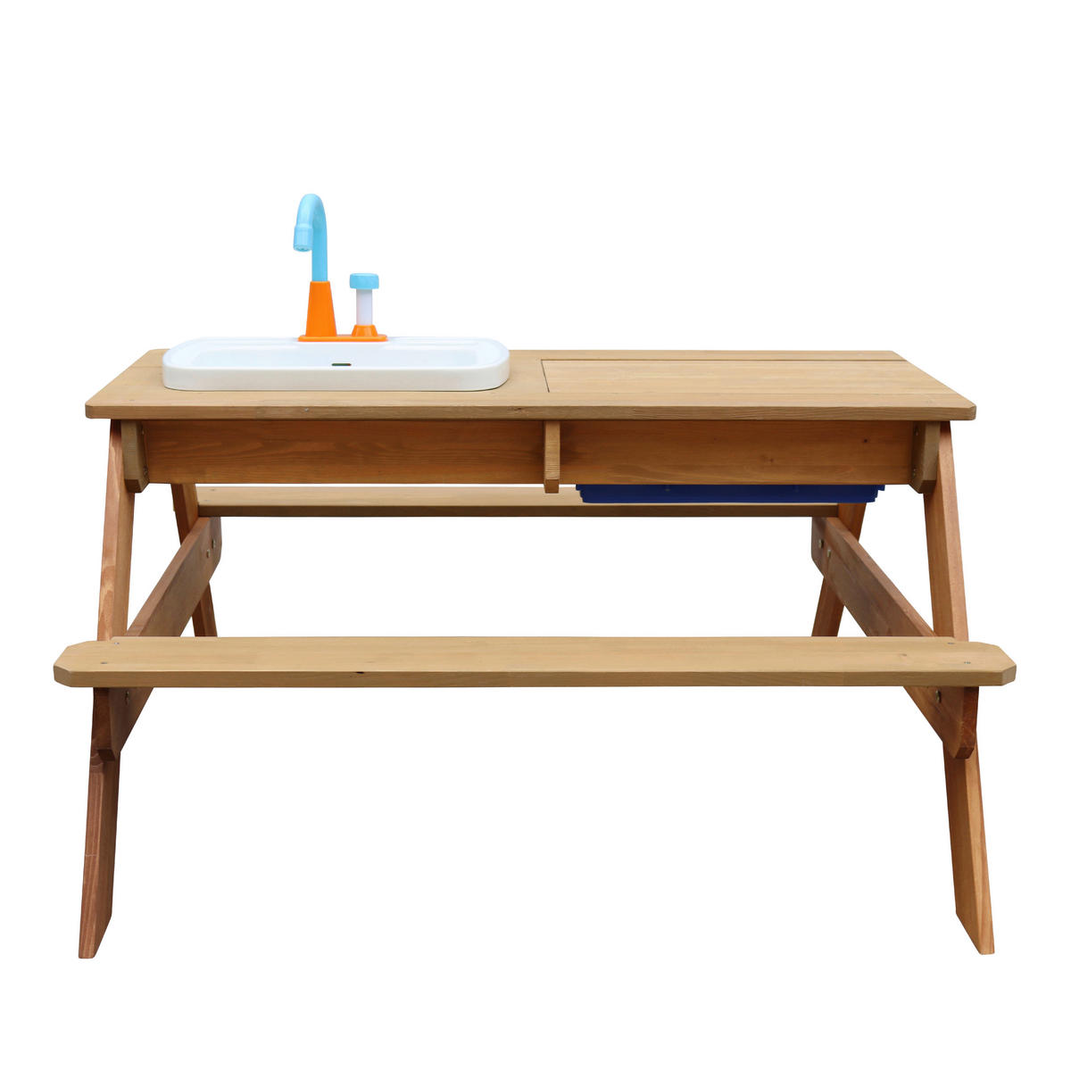AXI Kinder-Picknicktisch Emily braun B/H/L: ca. 97x50x95 cm Emily - braun (95,00/97,00/50,00cm) - AXI