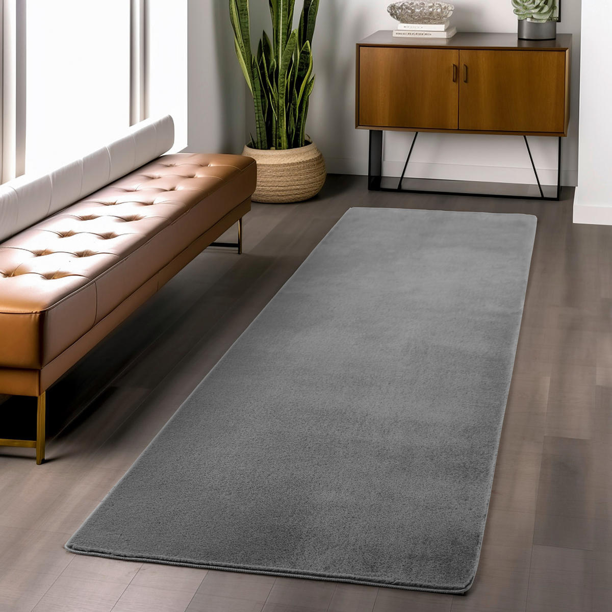 Ayyildiz Teppich JOY grau B/L: ca. 60x100 cm JOY - grau (60,00/100,00cm) - Ayyildiz