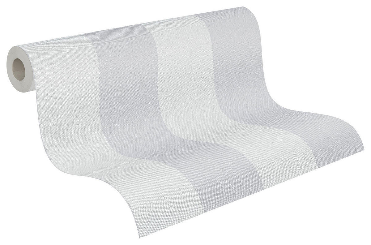 A.S.Creation Vliestapete weiß B/H/D: ca. 53x1005x9,8 cm Vliestapete - weiß (9,80/1005,00cm) - A.S.Creation