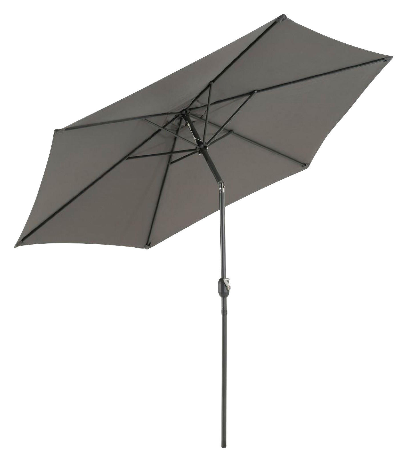 VCM Sonnenschirm anthrazit Polyester-Mischgewebe H/D: ca. 230x290 cm Sonnenschirm - anthrazit (290,00/230,00cm) - VCM