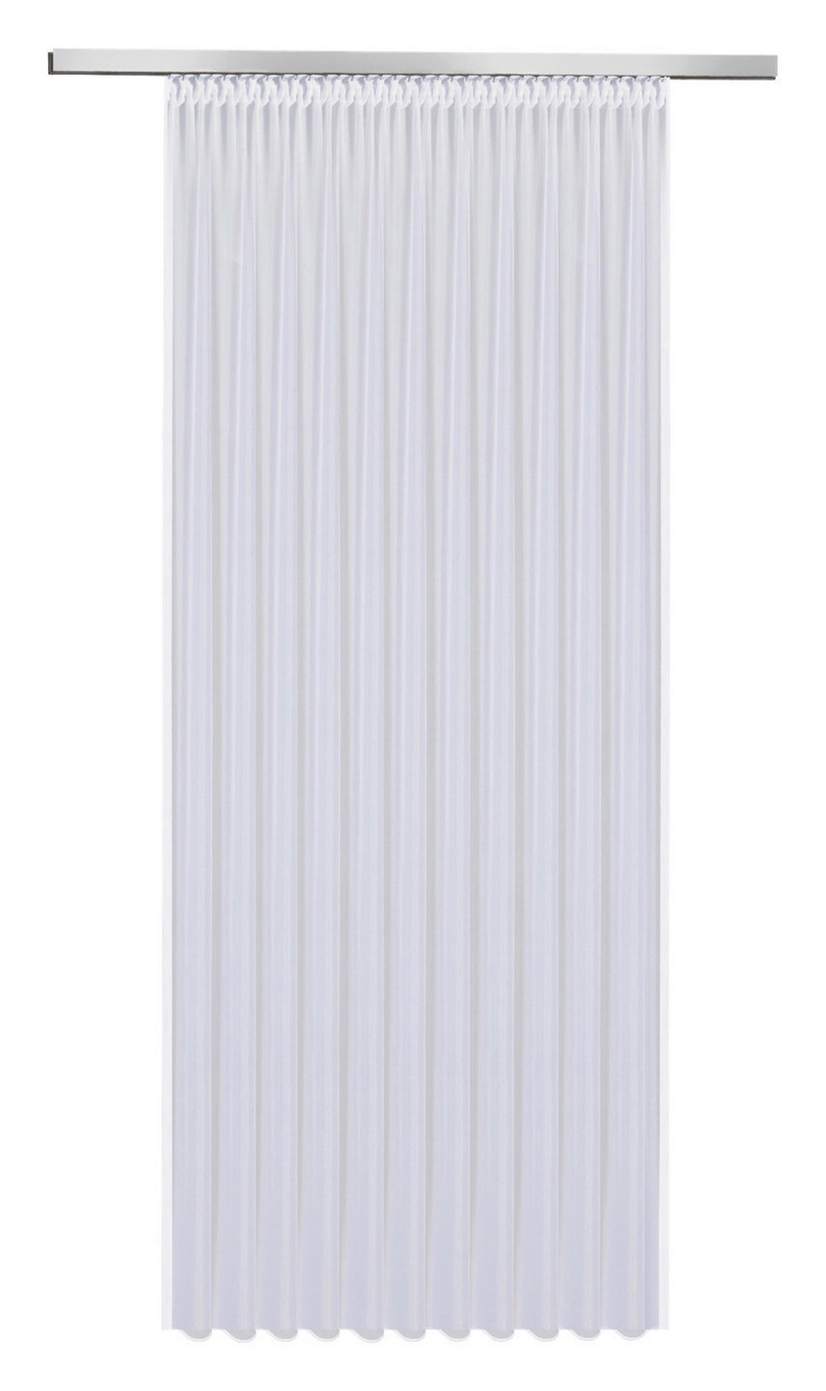 Fertigstore Laura weiß B/L: ca. 450x245 cm Laura - weiß (450,00/245,00cm) - Happy Home