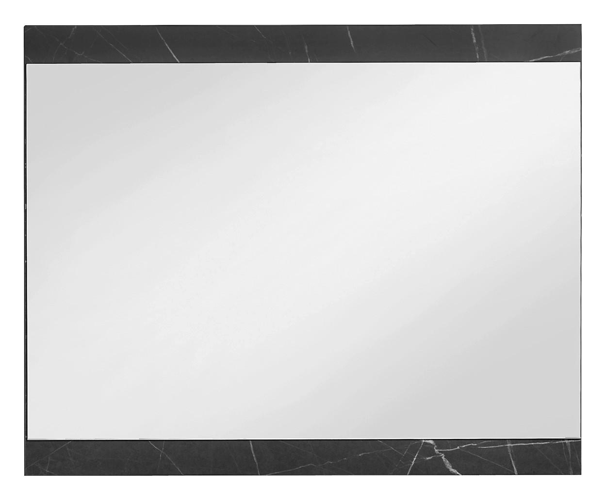 Wandspiegel Zypern schwarz Marmor Optik B/H/T: ca. 90x73x3 cm Zypern - schwarz (90,00/73,00/3,00cm)