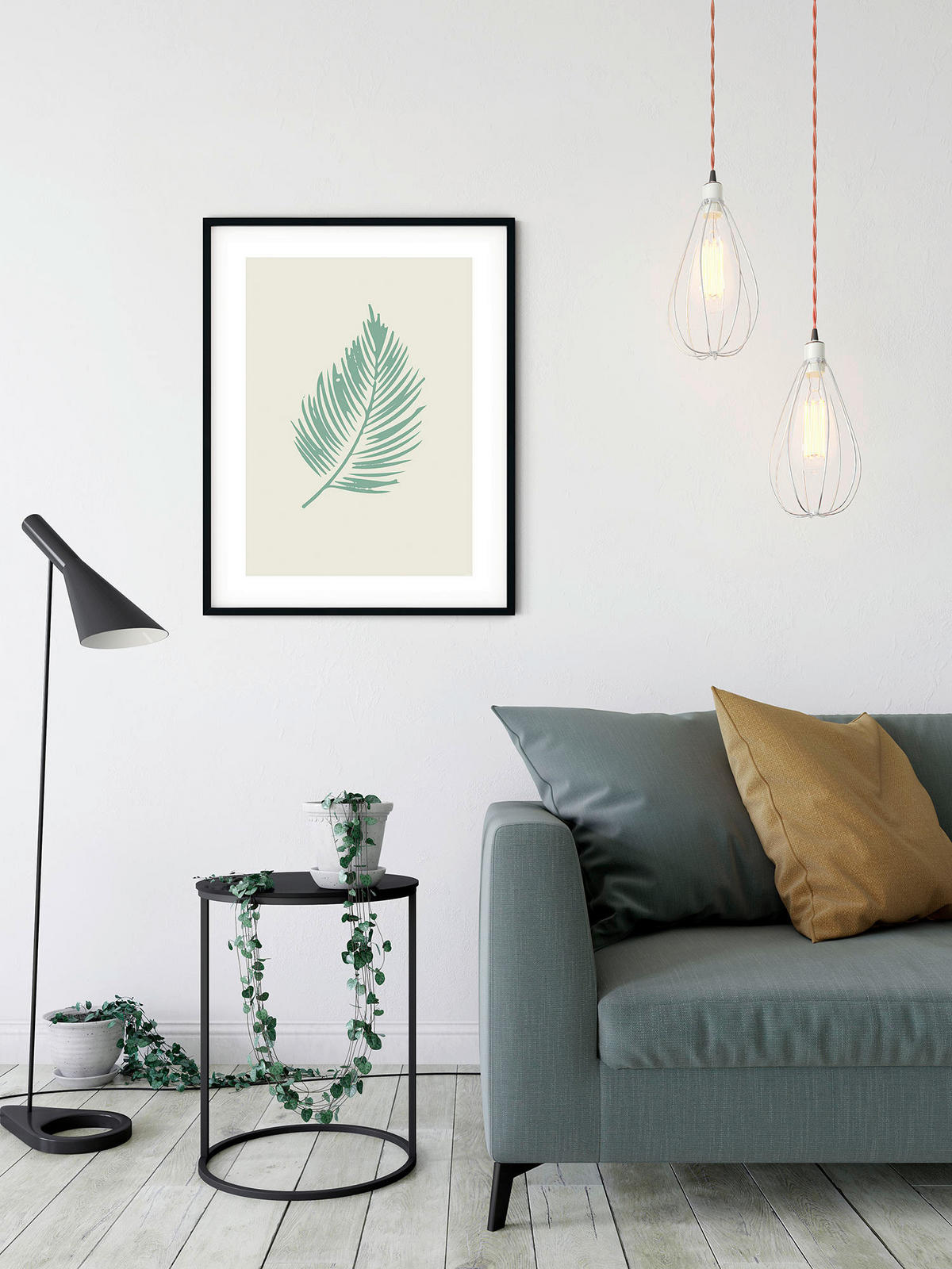 Komar Poster Winter Tropics Black Panther Palm L Blätter B/L: ca. 50x70 cm Winter Tropics Black Panther Palm L - (50,00/70,00cm) - Komar