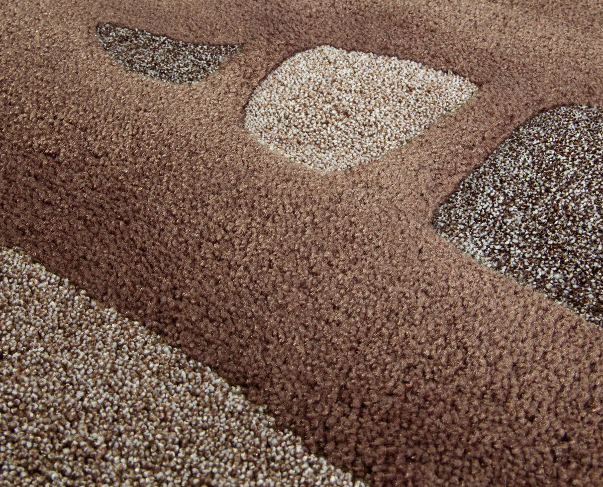 Arte Espina Kurzflorteppich Spirit 7104 braun B/L: ca. 90x160 cm Spirit 7104 - braun (90,00/160,00cm) - Arte Espina