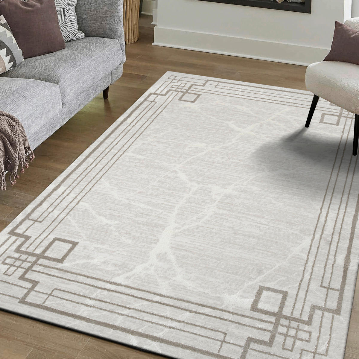 Sanat Teppich Harmony beige B/L: ca. 80x300 cm Harmony - beige (80,00/300,00cm) - Sanat