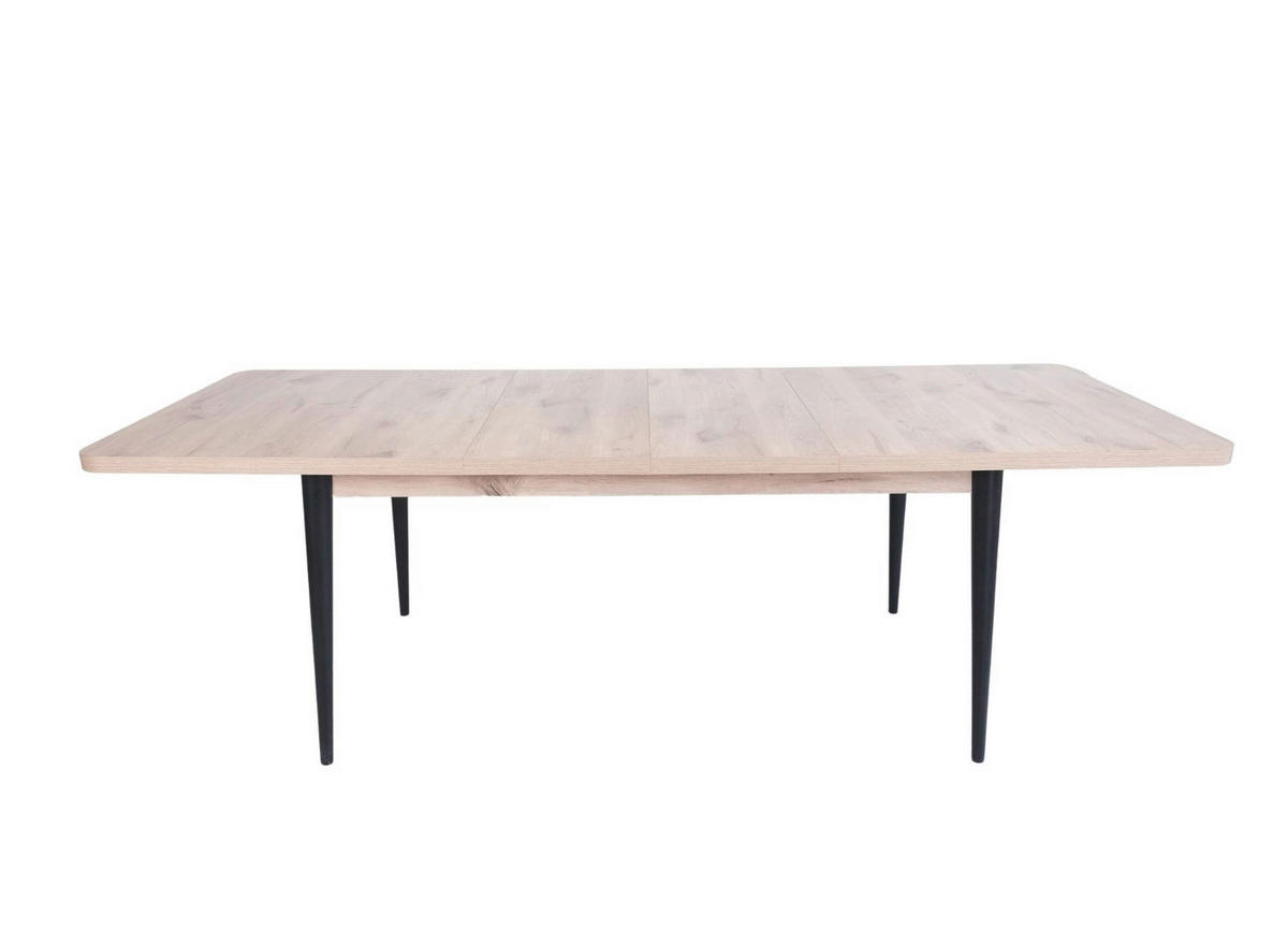 Esstisch Nürnberg Oak Eiche Viking Nachbildung B/H/T: ca. 160x76x90 cm Nürnberg - schwarz/Oak (160,00/76,00/90,00cm)