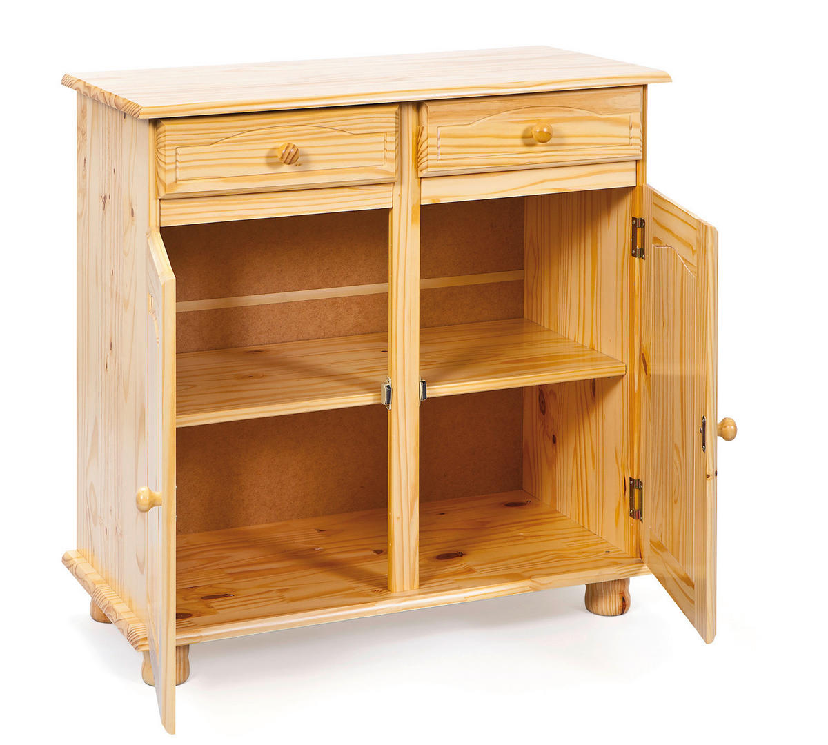 Kommode Pamina natur lackiert B/H/T: ca. 88x87x43 cm Pamina - natur (88,00/87,00/43,00cm) - Inter Link