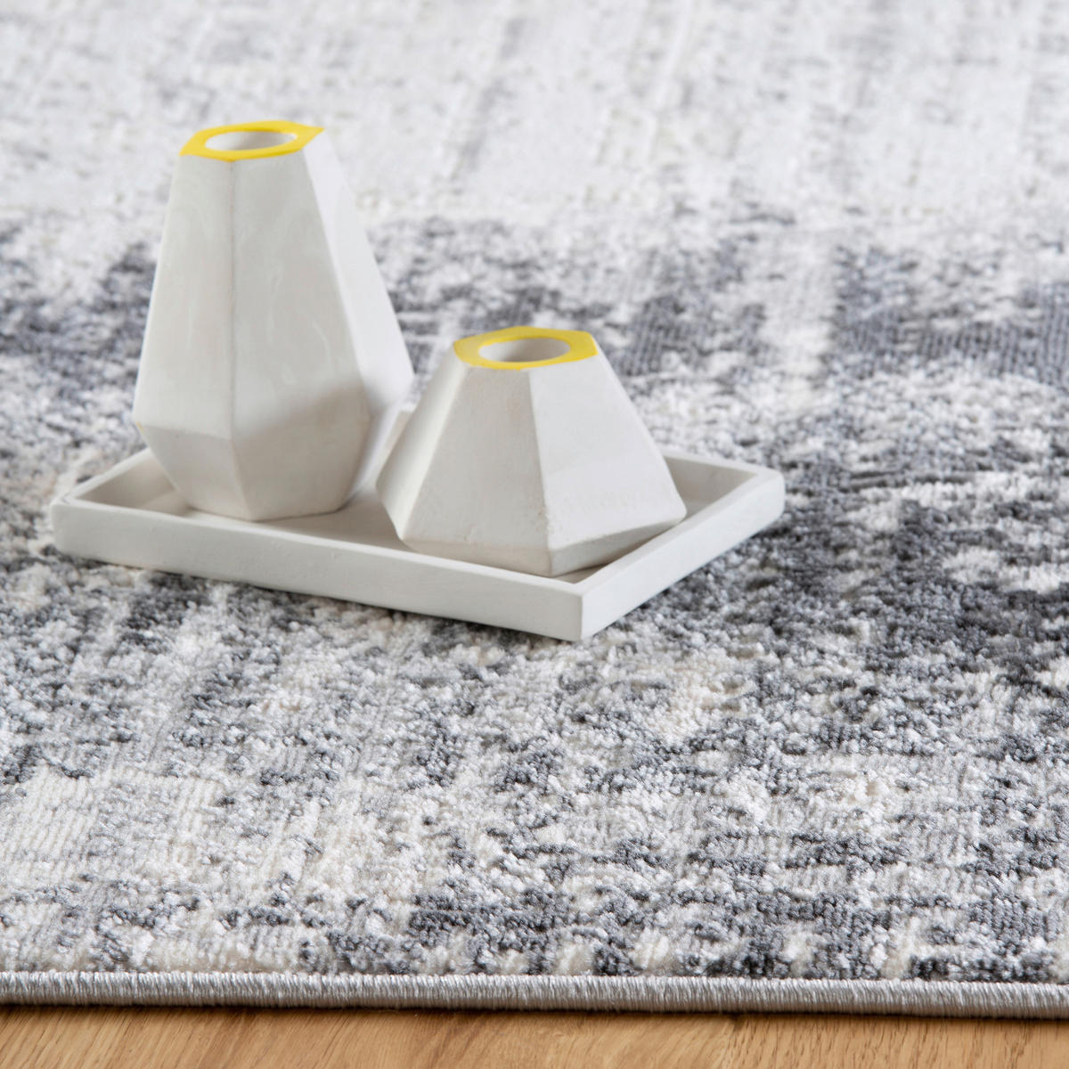 Obsession Teppich My Serenade grau B/H/T/L/D: ca. 60x1,1x0x110x0 cm My Serenade - grau (110,00/60,00/1,10cm) - Obsession