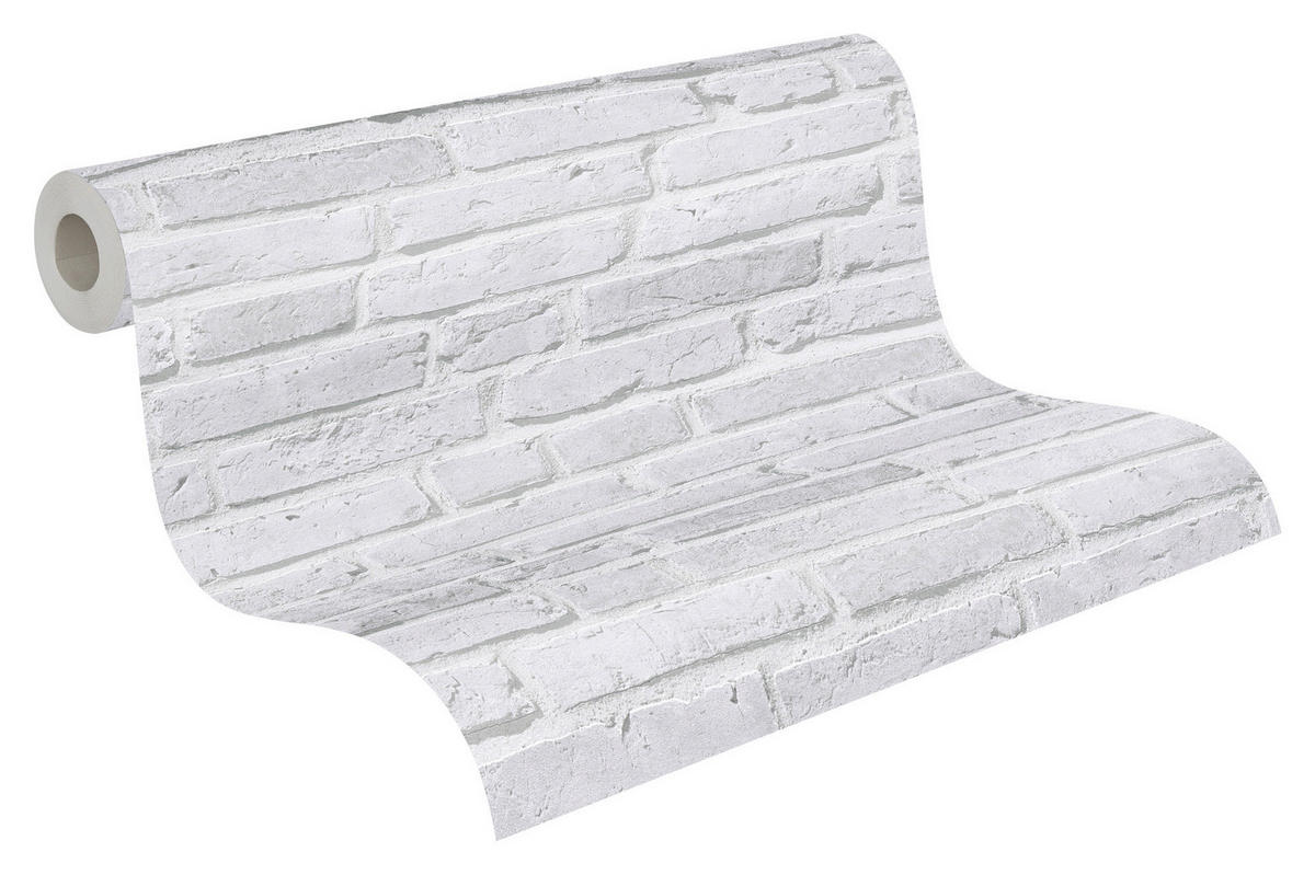 A.S.Creation Vliestapete Best of Wood`n Stone 2nd Edition Steine grau B/L: ca. 53x1005 cm Best of Wood`n Stone 2nd Edition - grau (53,00/1005,00cm) - A.S.Creation