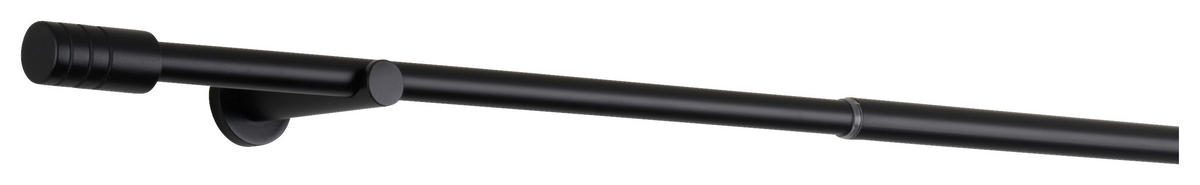 Stilgarnituren rillcube schwarz Metall ausziehbar von ca. 210 bis 400 cm 1.0 Läufe rillcube - schwarz - ondeco