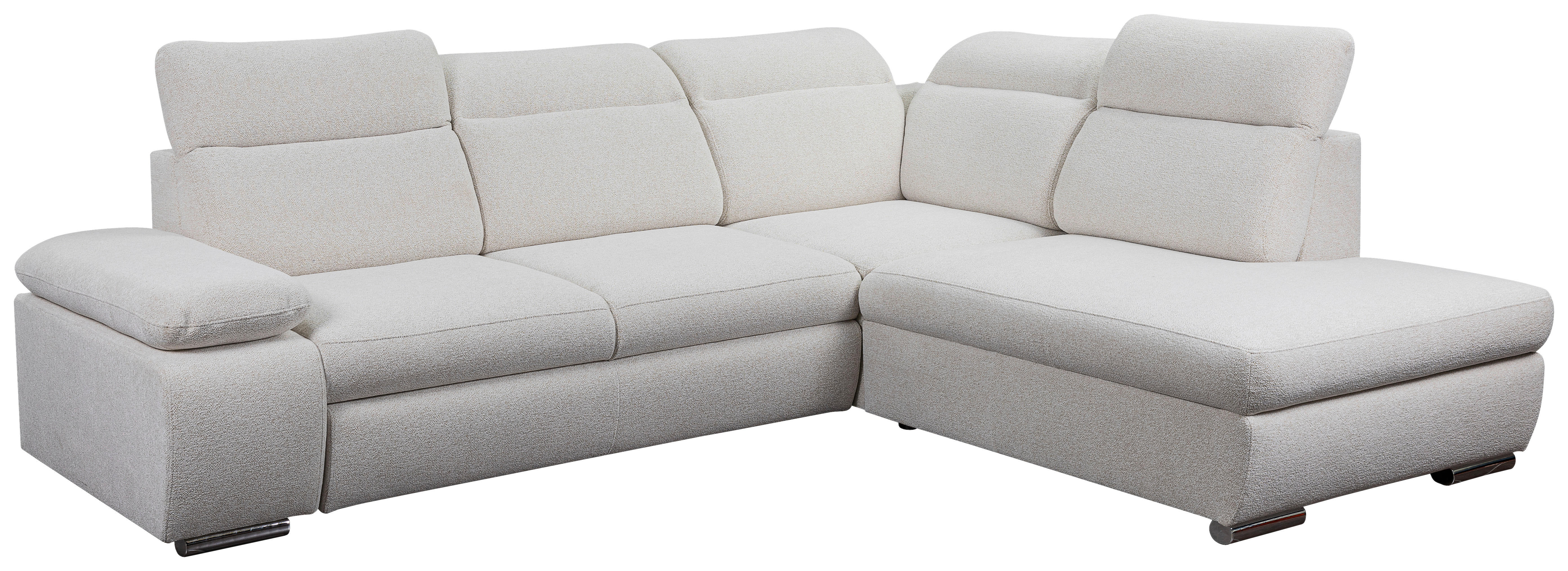 Funktionsecke Alicante beige Microfaser B/H/T: ca. 282x100x232 cm Alicante - beige/Chrom (282,00/100,00/232,00cm)
