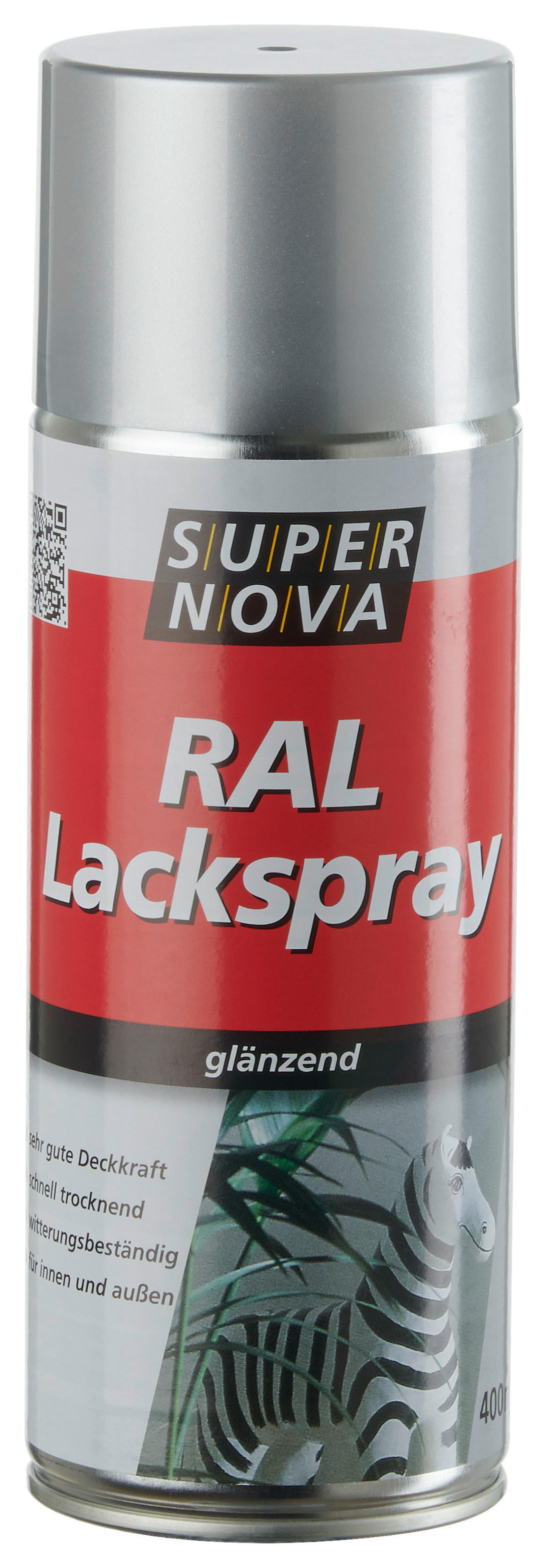 Super-Nova Lackspray weiß glänzend ca. 0,4 l Lackspray 400ml - weiß/Alu (400ml)