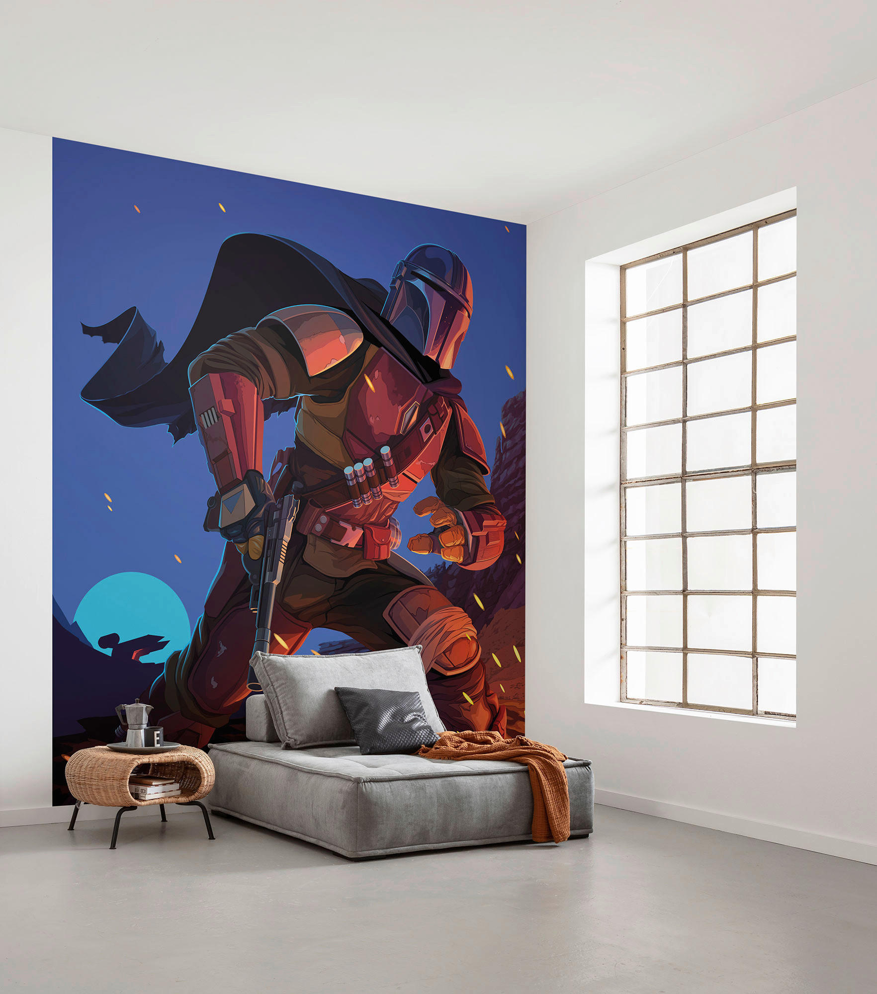 Komar Fototapete Star Wars Mandalorian Big Ambush B/H: ca. 250x280 cm Star Wars Mandalorian Big Ambush - (250,00/280,00cm) - Komar