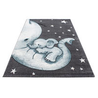 Ayyildiz Teppich KIDS blau B/L: ca. 200x290 cm KIDS - blau (200,00/290,00cm) - Ayyildiz