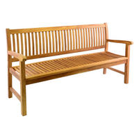 VCM Gartenbank braun Teakholz B/H/L: ca. 60x90x180 cm Gartenbank 4-Sitzer - braun (180,00/60,00/90,00cm) - VCM