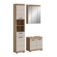 Badezimmer-Set Scout Evoke Oak Nachbildung Kaschmirgrau Nachbildung B/H/T: ca. 112x191x34 cm Scout - Kaschmirgrau (112,00/191,00/34,00cm) - xonox.home