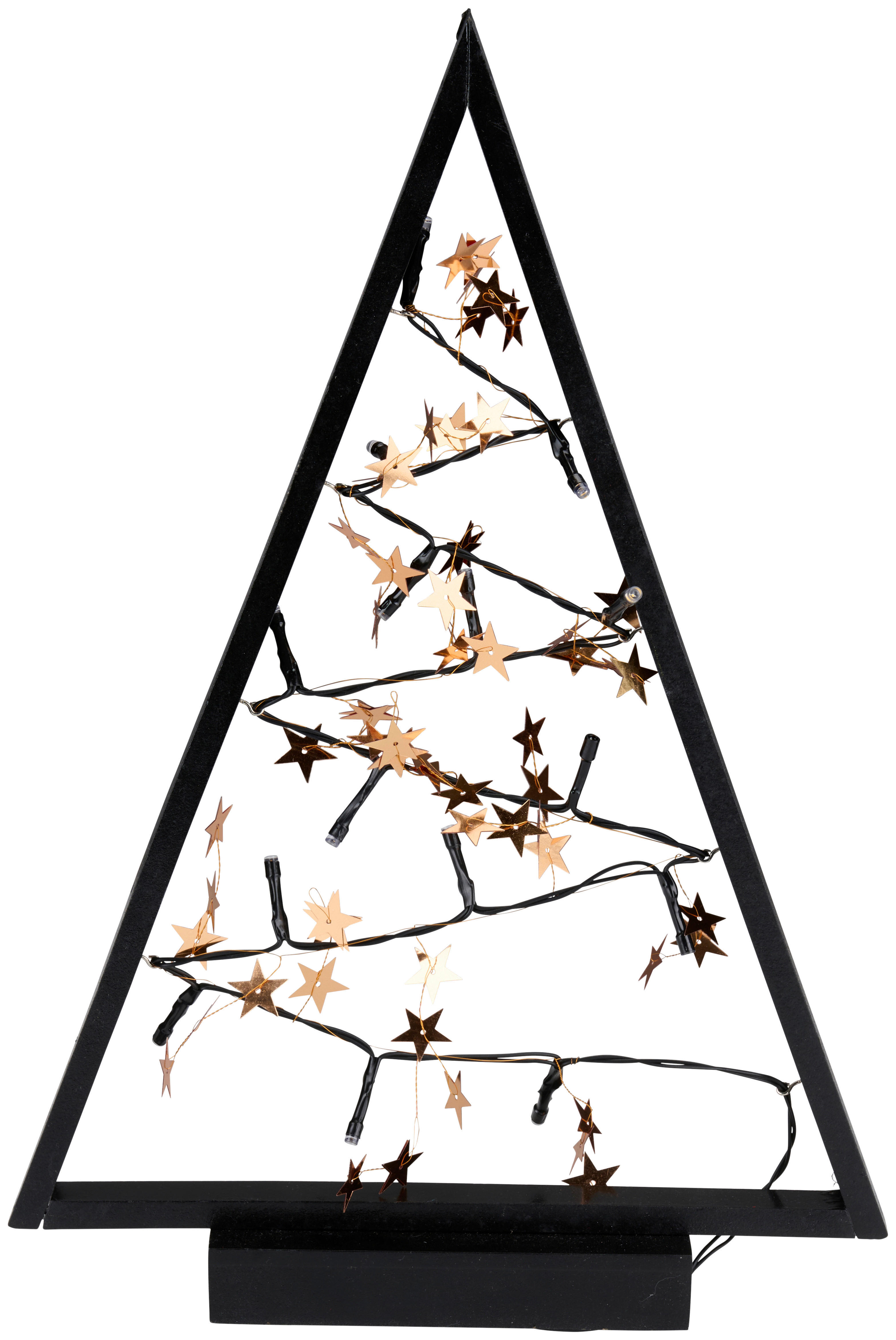 Lichterkette-Weihnachtsbaum Lichterkette_Weihnachtsbaum - schwarz (28,50/5,60/41,50cm)