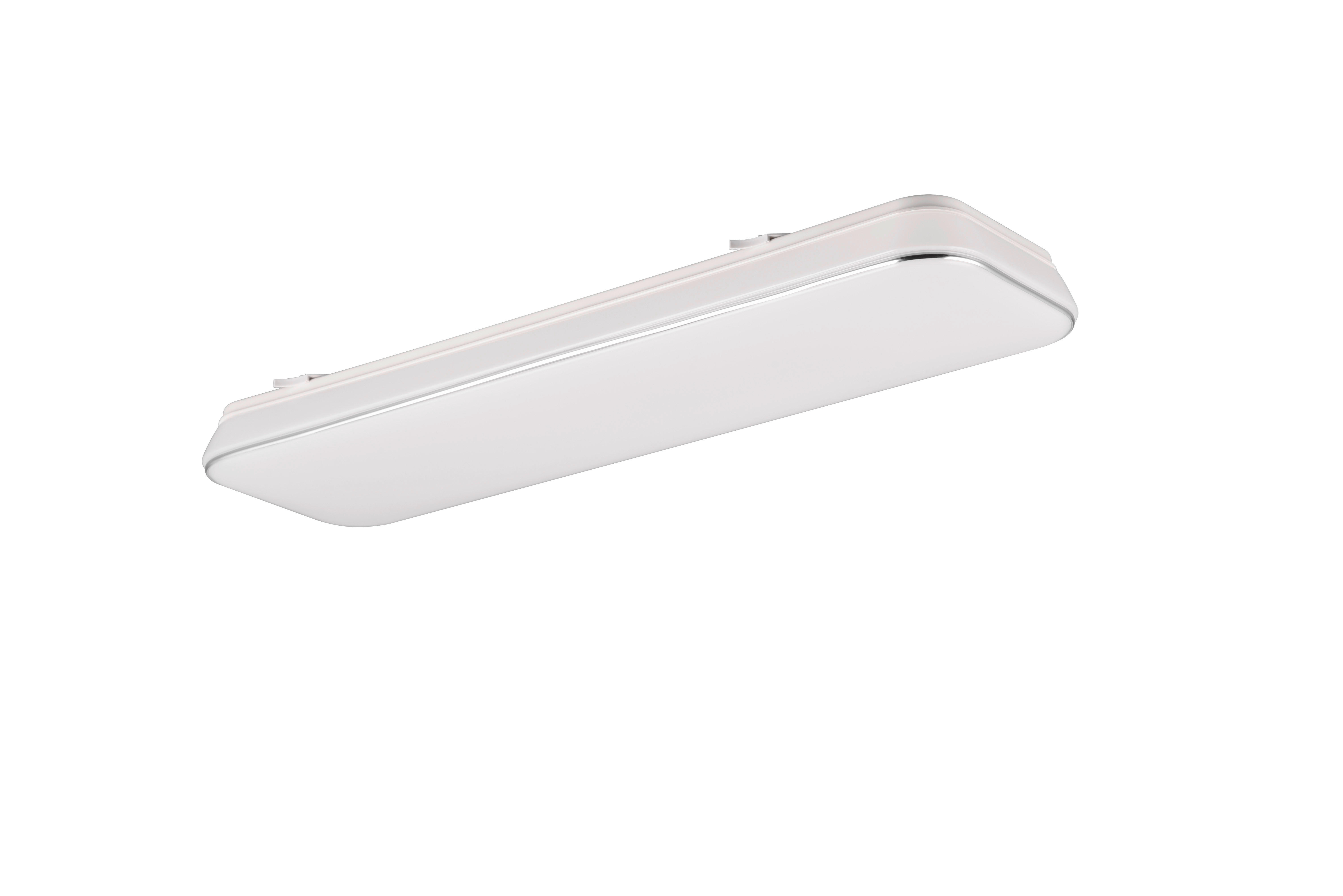 Reality Leuchten LED-Deckenleuchte weiß Kunststoff B/L: ca. 17x60 cm LED-Deckenleuchte_Blanca - weiß (17,00/60,00cm) - Reality Leuchten