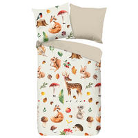 Baumwoll Bettwäsche Autumn Flanell Autumn - Multi (135,00/200,00cm) - Good Morning