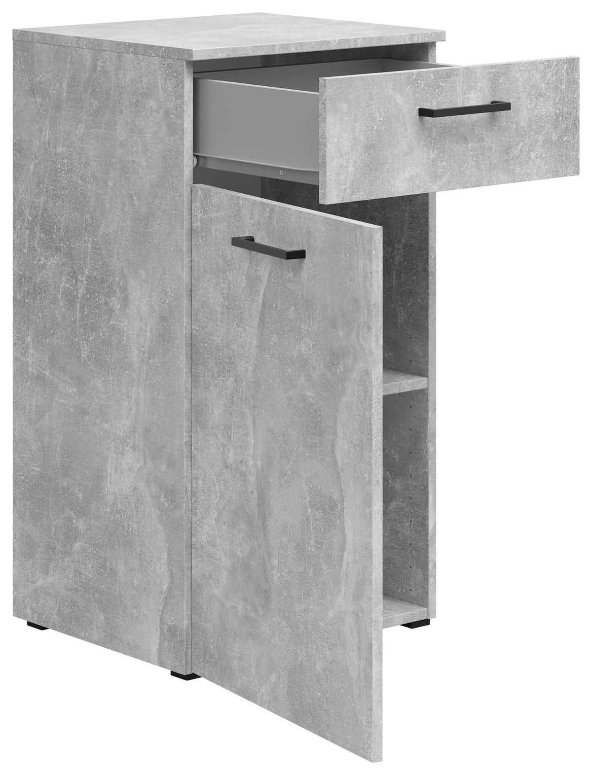 Kommode Multi-Stauraum Typ 13 Beton Optik B/H/T: ca. 45x83x40 cm Multi-Stauraum Typ 13 - Beton (45,00/83,00/40,00cm)
