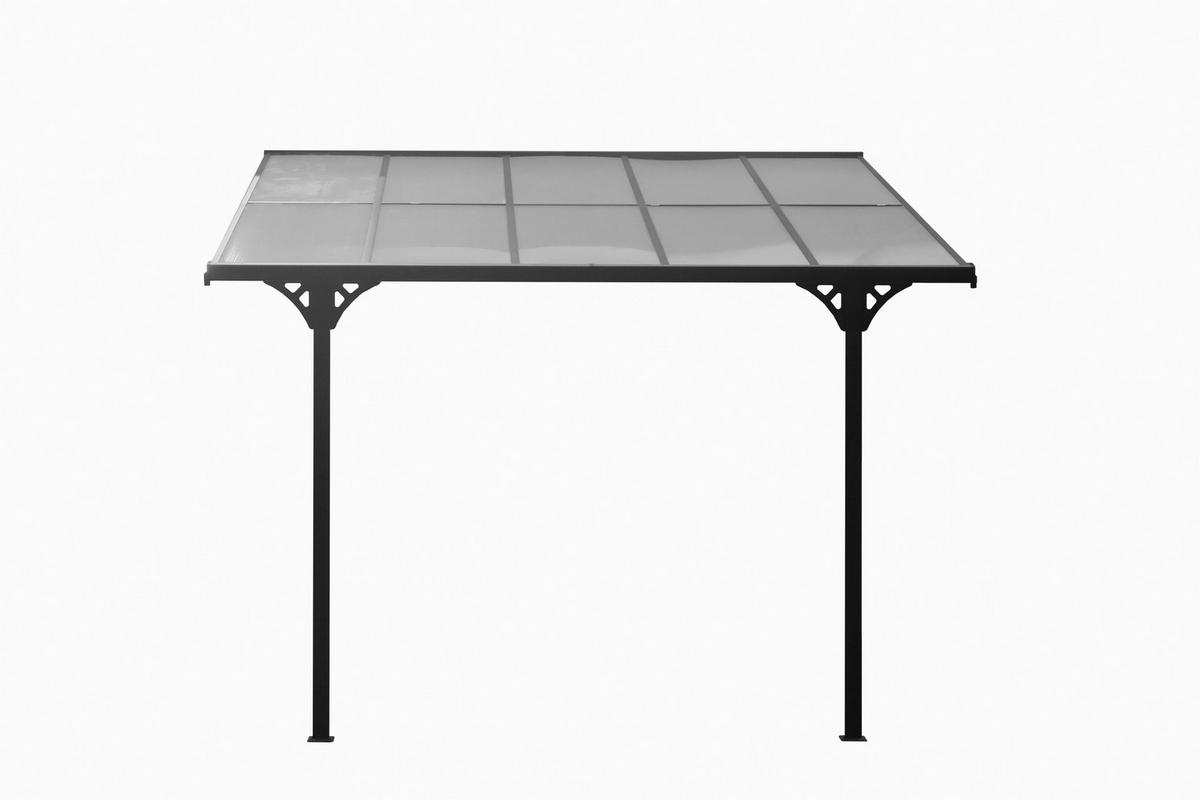 Westmann Terrassenüberdachung Bruce schwarz Aluminium B/H/T: ca. 313x270x300 cm Bruce - schwarz (313,00/270,00/300,00cm) - Westmann