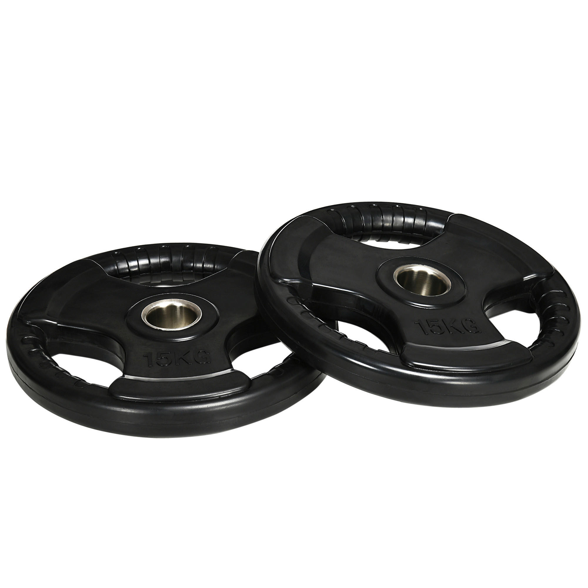 SPORTNOW Hantelscheibe schwarz Metall B/H/L: ca. 36x5x36 cm Hantelscheibe 2x 15 kg - schwarz (36,00/36,00/5,00cm) - SPORTNOW