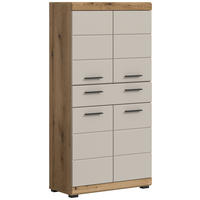 Midischrank Scout Evoke Oak Nachbildung Kaschmirgrau Nachbildung B/H/T: ca. 74x141x31 cm Scout - Kaschmirgrau (74,00/141,00/31,00cm) - xonox.home