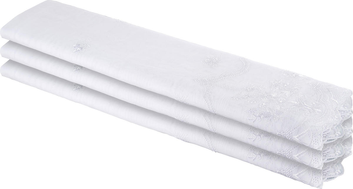 Store-Meterware Inez reinweiß H: ca. 280 cm Inez - reinweiß (280,00cm)