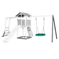 AXI Spielturm Beach Tower grau B/H/L: ca. 519x242x349 cm Beach Tower - weiß/grau (349,00/519,00/242,00cm) - AXI
