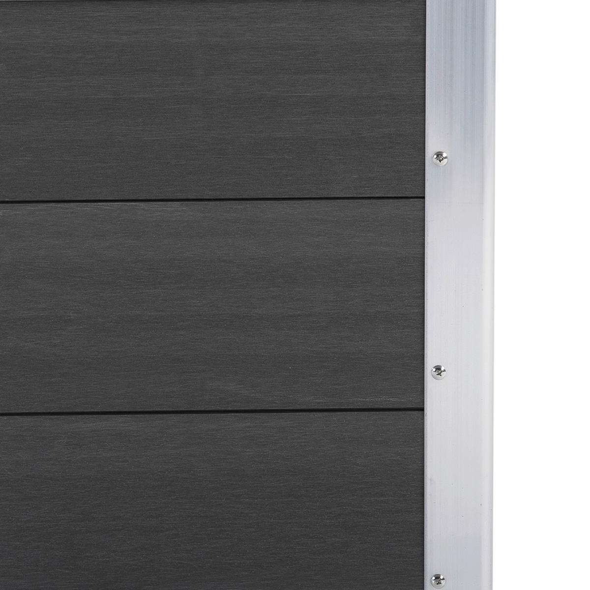 Outsunny Blumenkübel grau Kunststoff B/H/L: ca. 50x50x100 cm Blumenkübel 845-227V01 - grau (100,00/50,00/50,00cm) - Outsunny