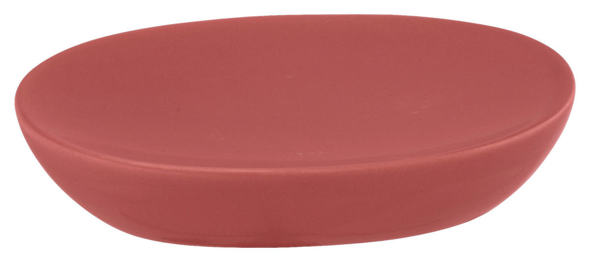 Seifenablage rot Keramik B/H/T: ca. 12x3x8,5 cm Seifenablage_Olinda_Allstar rot - rot (12,00/3,00/8,50cm) - Allstar