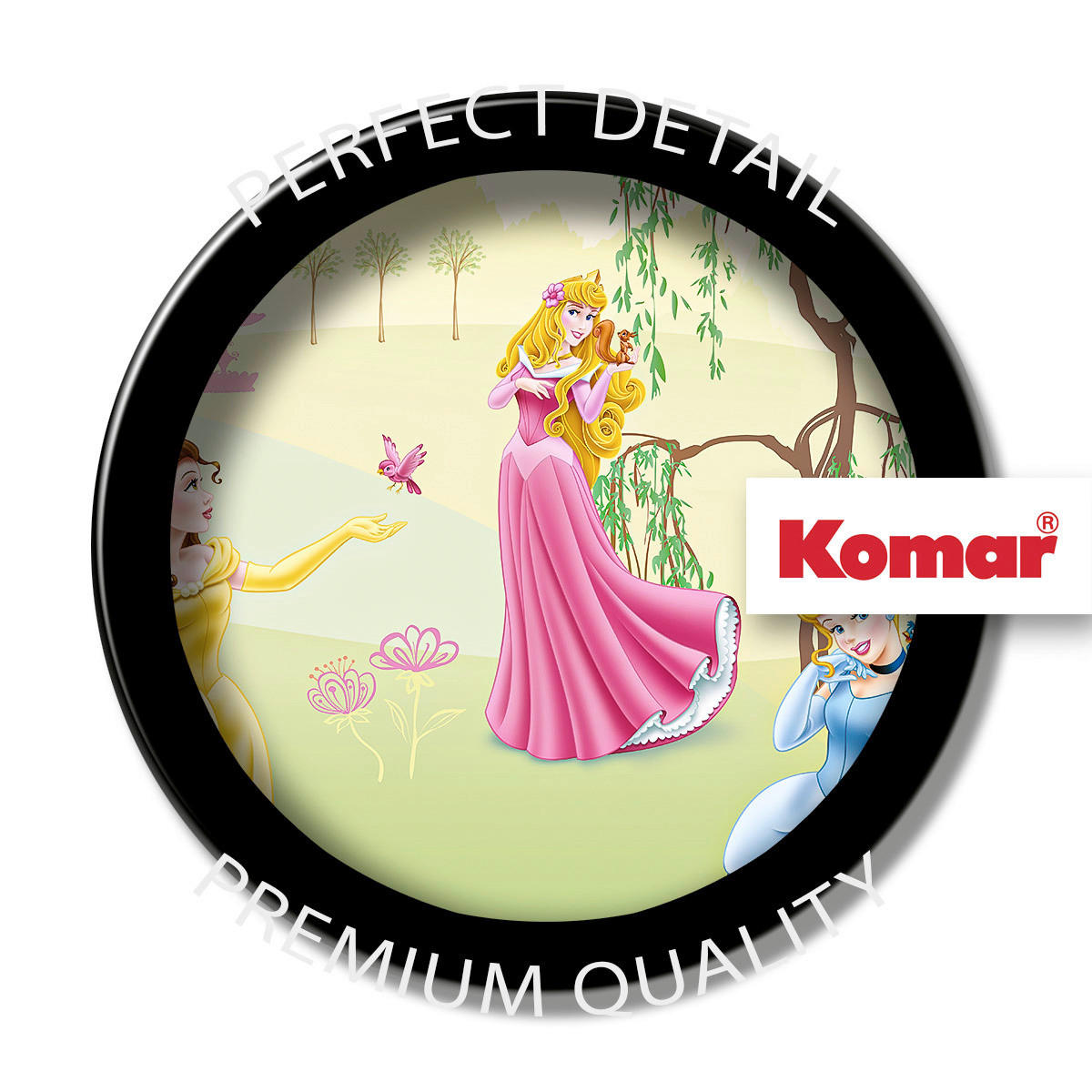 Komar Fototapete Princess Garden B/L: ca. 184x127 cm Princess Garden - (184,00/127,00cm) - Komar