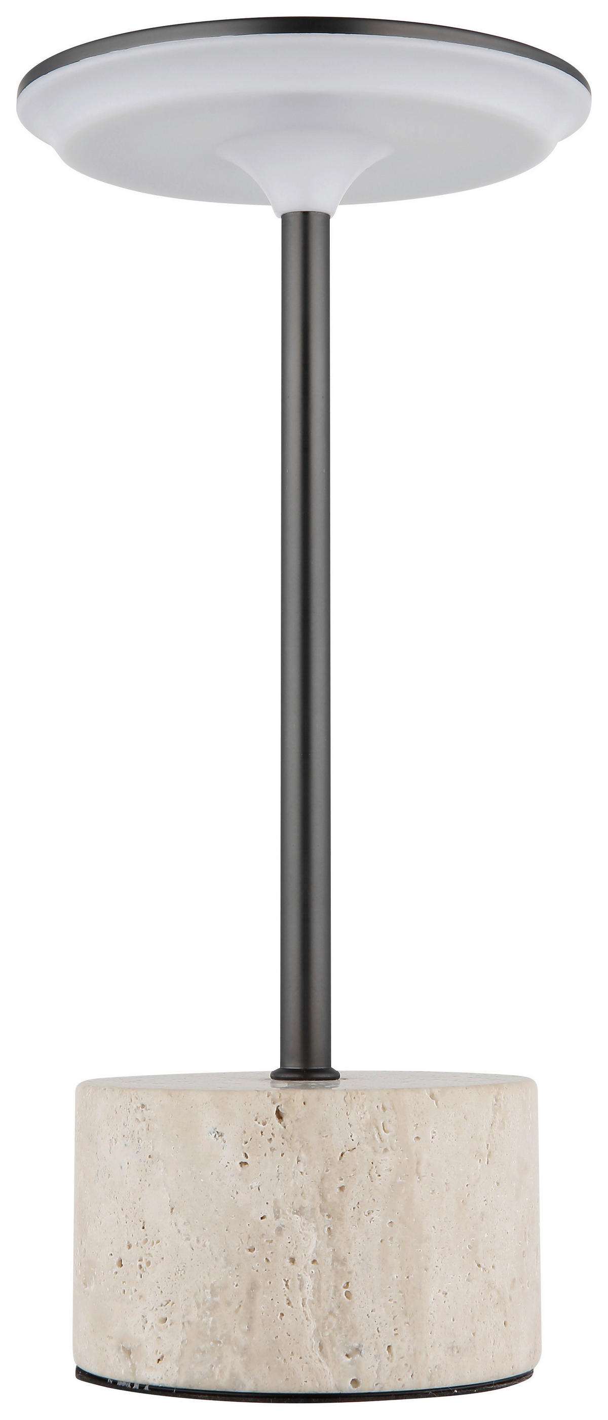 GLOBO Tischleuchte Tischleuchte-Laurena - sand/Chrom (16,50/16,50/31,50cm) - GLOBO