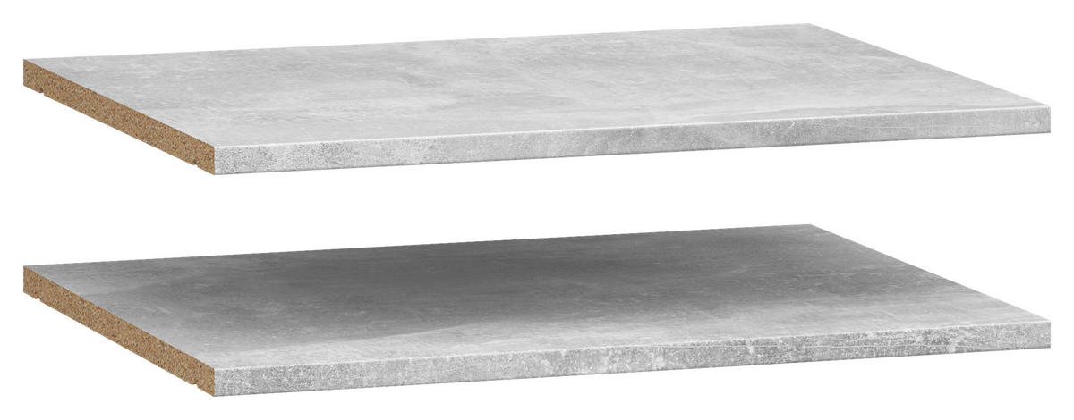 Einlegeböden-Set Multi-Stauraum Typ 58 Beton Optik B/H/T: ca. 47x1,5x36 cm Multi-Stauraum Typ 58 - Beton (47,00/1,50/36,00cm)