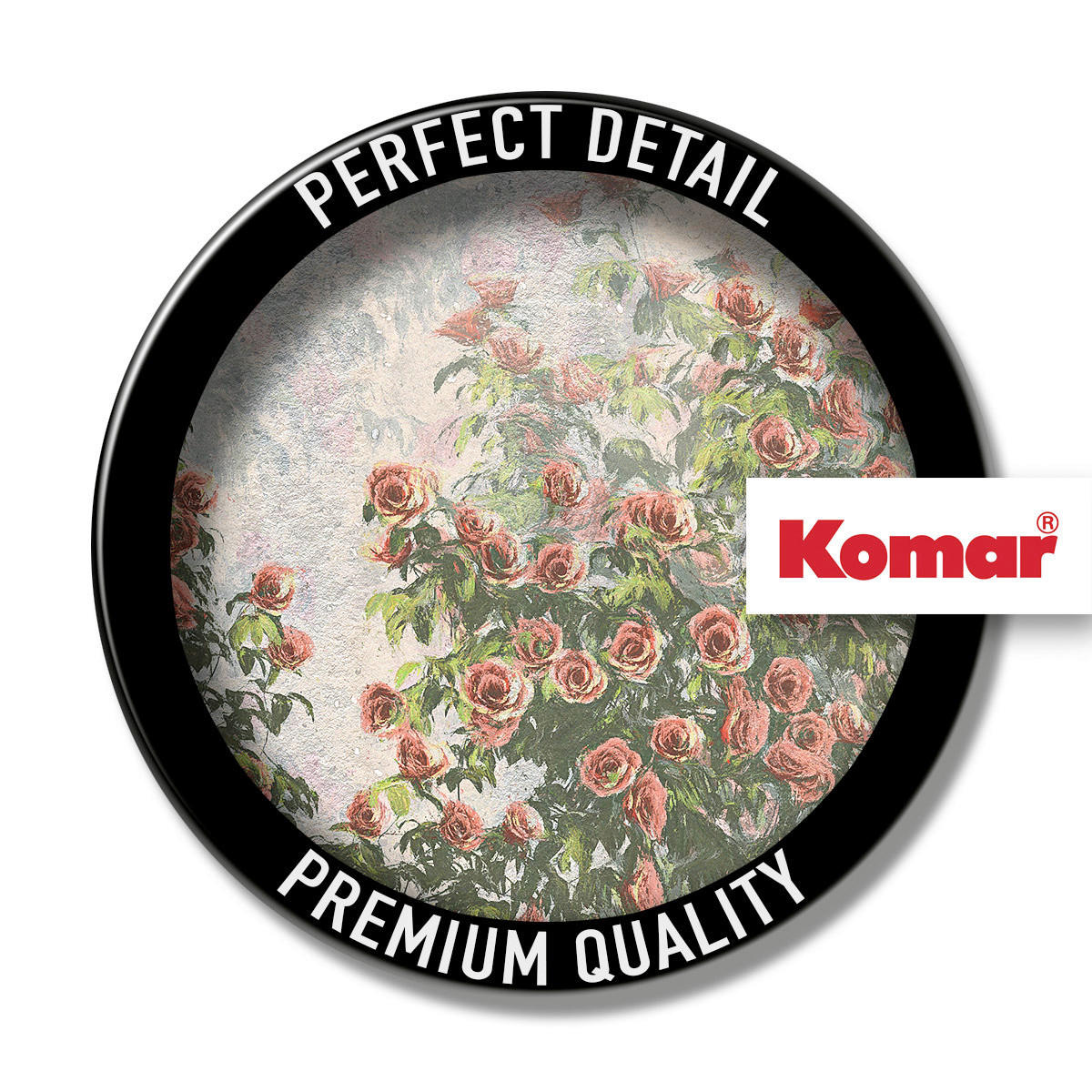 Komar Fototapete Wall Roses B/L: ca. 300x250 cm Wall Roses - (300,00/250,00cm) - Komar