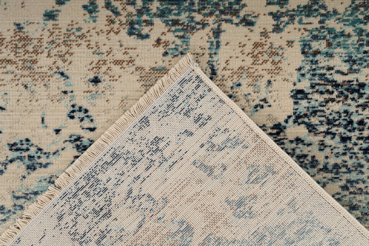 360Living Teppich Charu blau B/L: ca. 160x230 cm Charu - blau (160,00/230,00cm) - 360Living