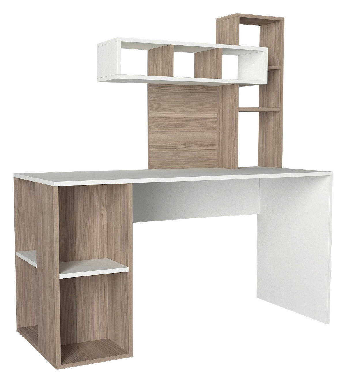 Schreibtisch Coral weiß B/H/T: ca. 140x75x60 cm Coral - weiß (140,00/75,00/60,00cm) - moebel17