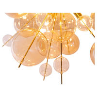 Näve Leuchten Deckenleuchte amber Glas Metall B/H/T/D: ca. 57x38x57x57 cm G9 6 Brennstellen EXPLOSION - amber (57,00/38,00/57,00cm) - Näve Leuchten