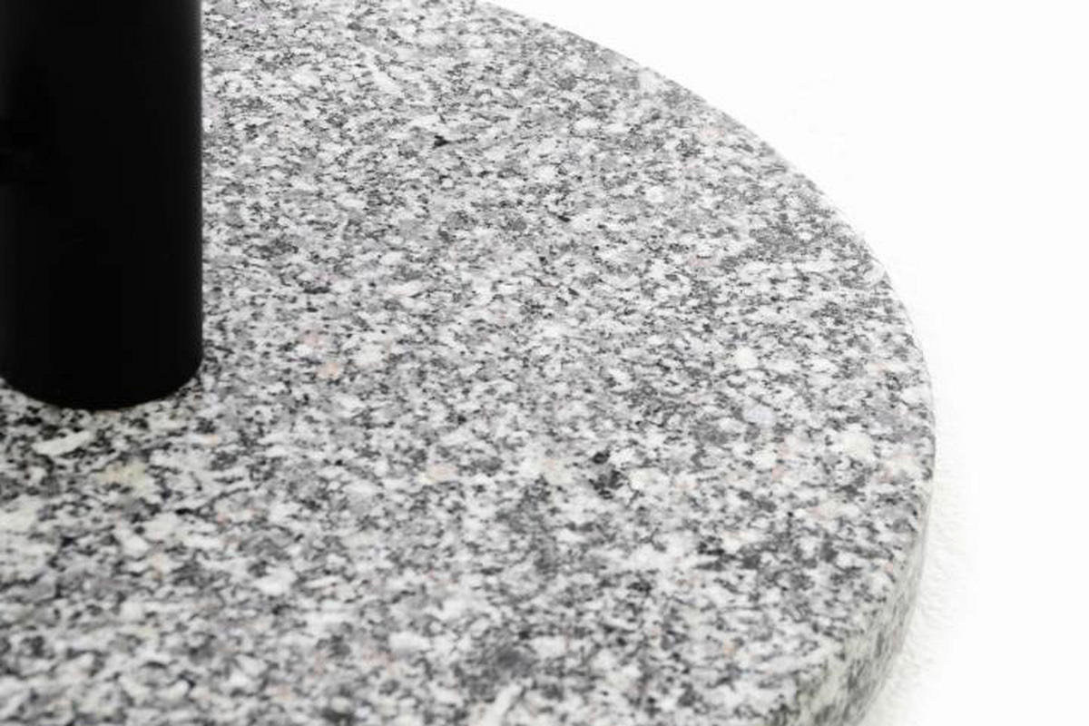 VCM Schirmständer grau Granit D: ca. 40 cm Sonnenschirmständer_10kg - grau (40,00cm) - VCM