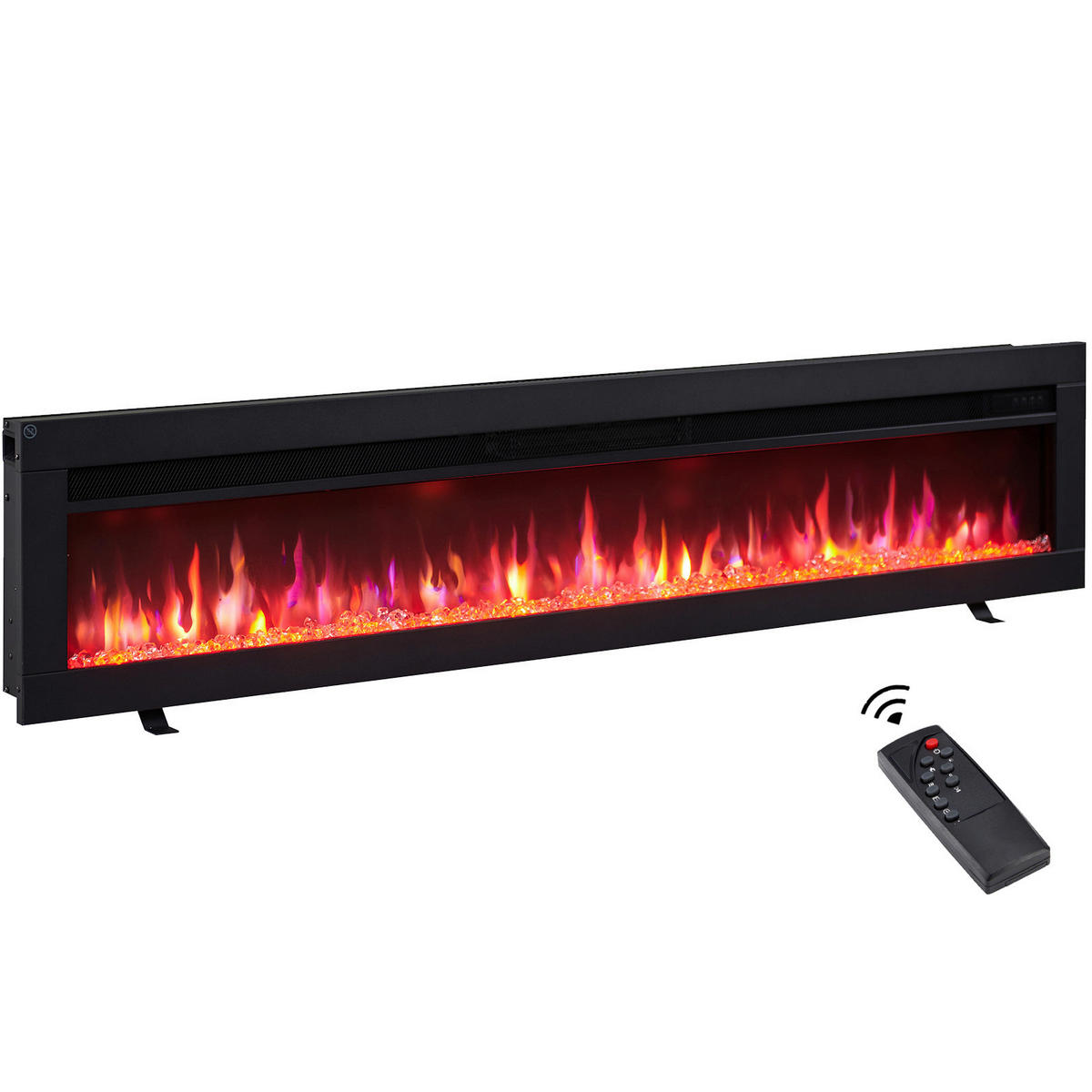 Balderia Elektrischer-Kamin Agnes 60 B/H/T: ca. 152,5x33x12 cm Elektrischer Kamin Agnes 60 - (152,50/33,00/12,00cm) - Balderia