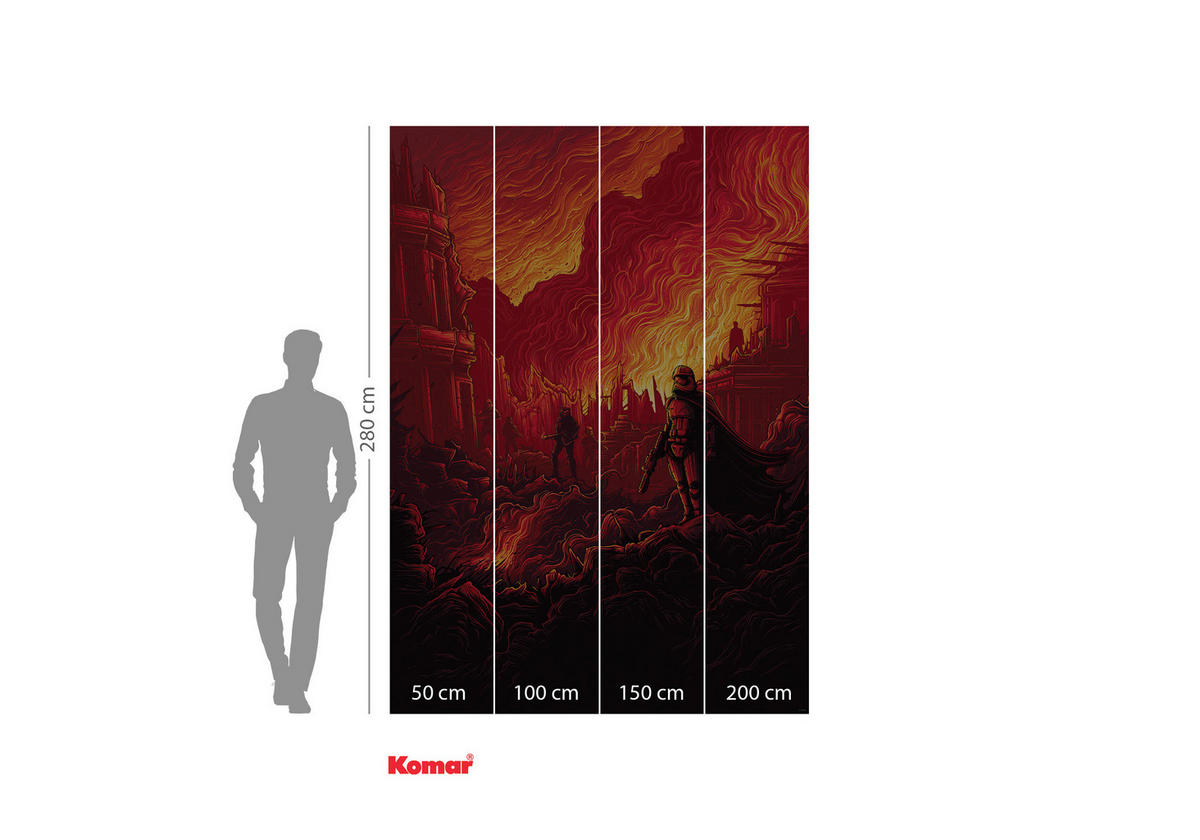 Komar Fototapete Star Wars First Order Purge B/H: ca. 200x280 cm Star Wars First Order Purge - (200,00/280,00cm) - Komar