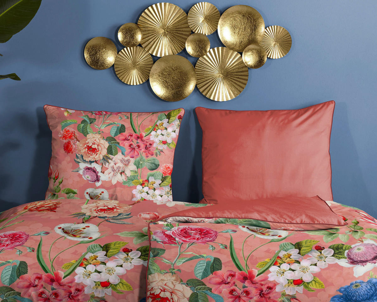 Baumwoll Bettwäsche Amalia Satin Amalia - terra (155,00/220,00cm) - Descanso