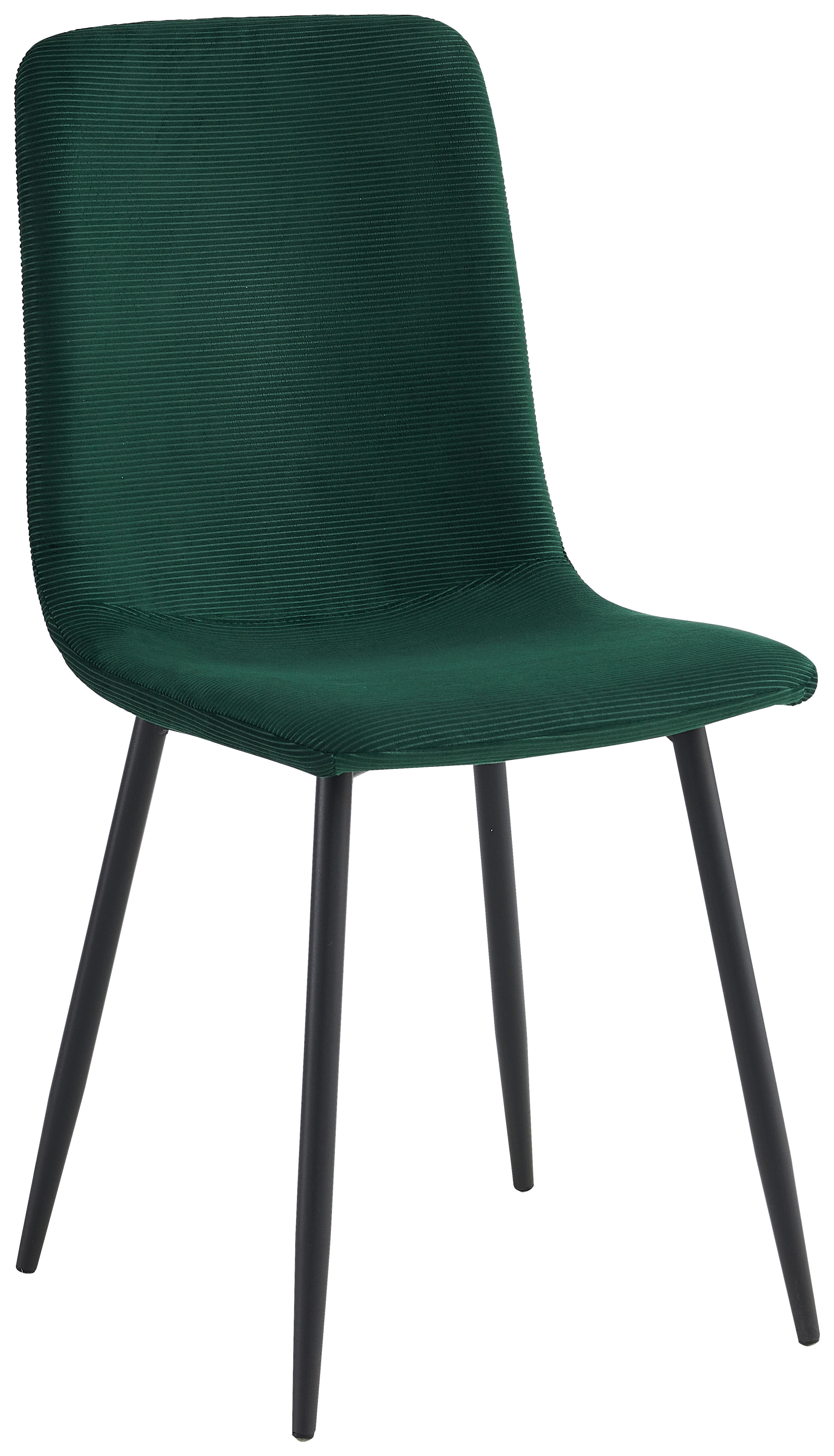 Stuhl Leipzig, 4er-Set moosgrün Metall Microfaser B/H/T: ca. 44x92x54 cm Leipzig, 4er-Set - moosgrün (44,00/92,00/54,00cm) - Hela