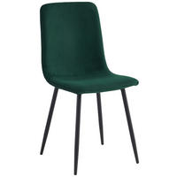 Stuhl Leipzig, 4er-Set moosgrün Metall Microfaser B/H/T: ca. 44x92x54 cm Leipzig, 4er-Set - moosgrün (44,00/92,00/54,00cm) - Hela