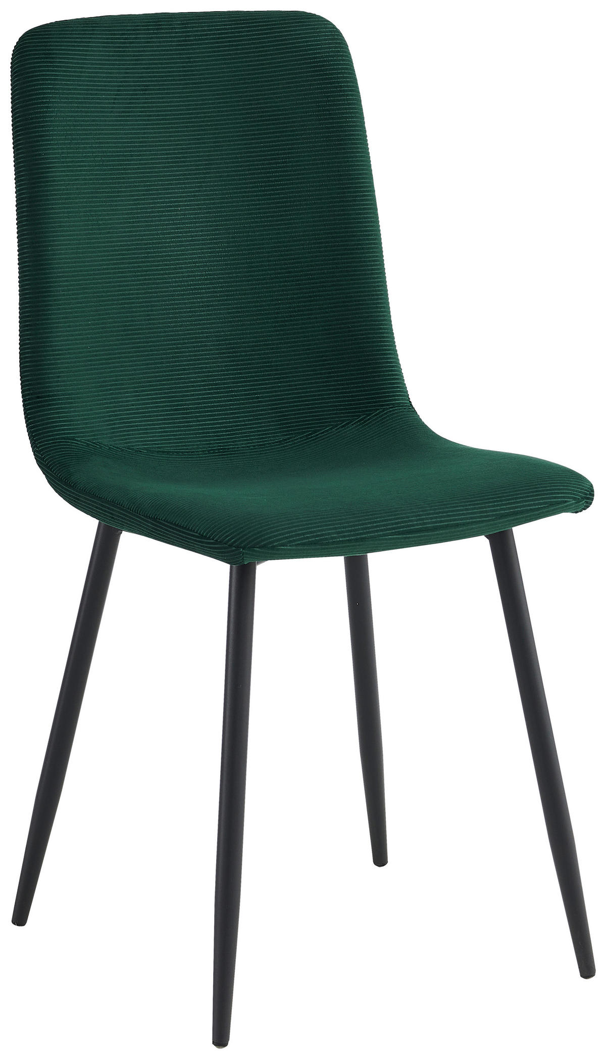Stuhl Leipzig, 4er-Set moosgrün Metall Microfaser B/H/T: ca. 44x92x54 cm Leipzig, 4er-Set - moosgrün (44,00/92,00/54,00cm) - Hela