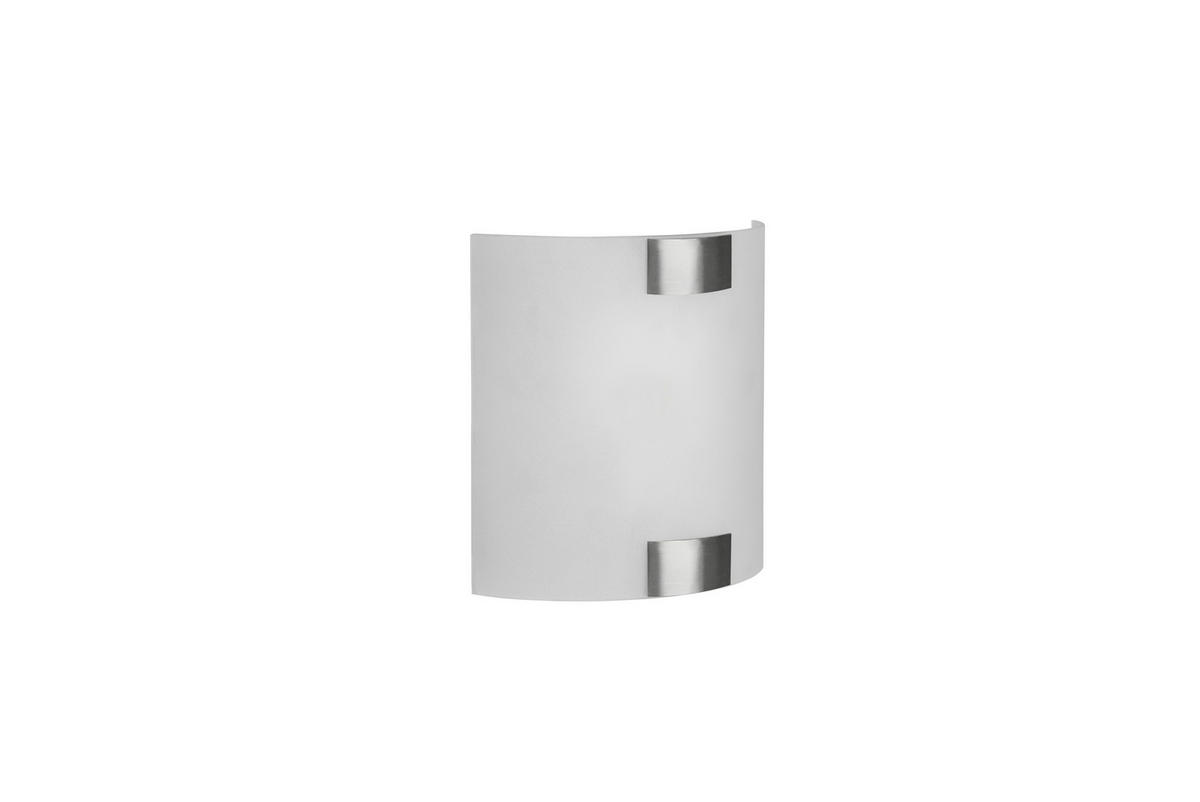 TRIO Wandleuchte  212700107  Pura nickel matt Metall B/H/T: ca. 20x20x7 cm E27 1 Brennstellen Pura - nickel matt (20,00/20,00/7,00cm) - Trio