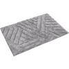 Badematte Badematte_Paul 60x90cm Streifen sil - silber (60,00/90,00cm) - Tuffi