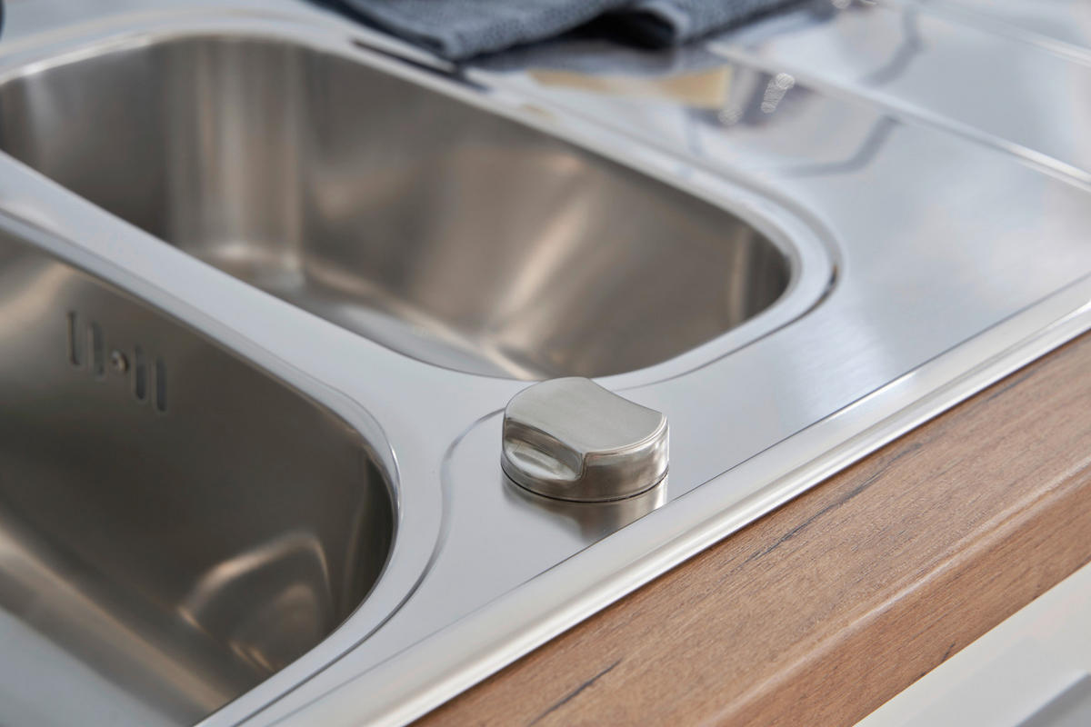 Respekta Einbauspüle Miami 100 x 50 Edelstahl B/H/T: ca. 100x19x50 cm Miami 100 x 50 - Edelstahl (100,00/19,00/50,00cm) - Respekta