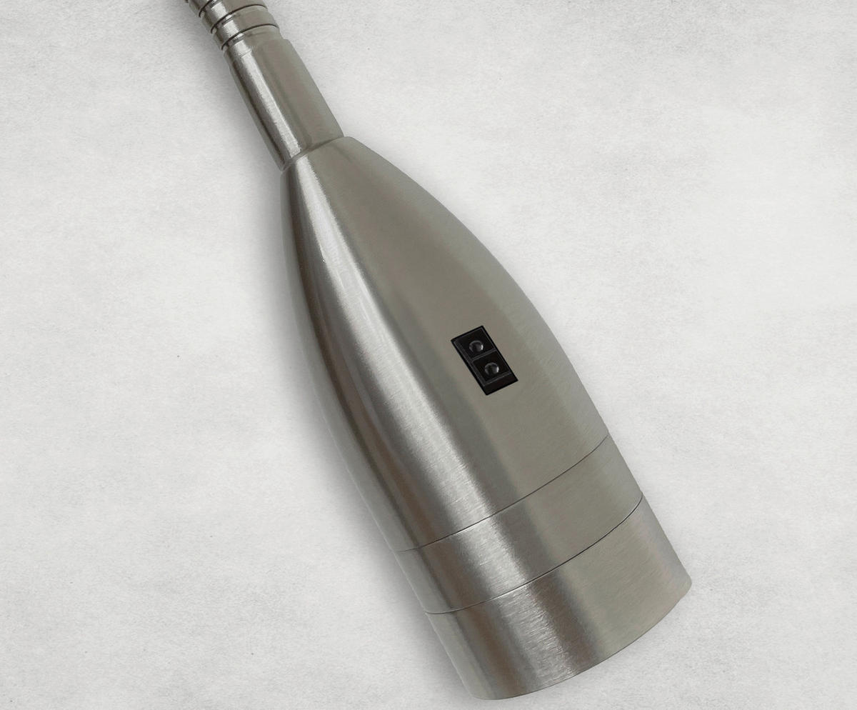 Fischer & Honsel LED-Wandspot 30703 nickel matt Metall B/H/T: ca. 8x56,5x8 cm 1 Brennstellen Sten - nickel matt (8,00/56,50/8,00cm) - Fischer & Honsel