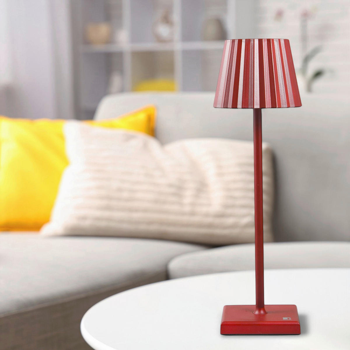 BERGNER LED-Tischleuchte rot B/H: ca. 11,6x38 cm MAROON - rot (11,60/38,00cm) - BERGNER